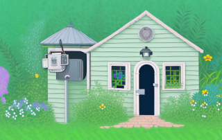 A well-protected garden shed