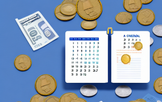 A wallet with coins and bills next to a document with an insurance policy seal