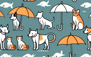 Various types of pets like dogs