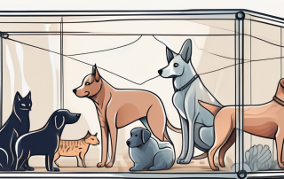 Various types of pets like dogs