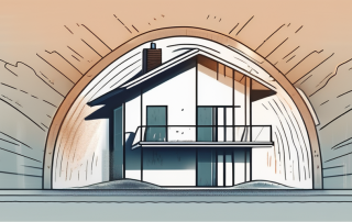 A well-protected house under a large