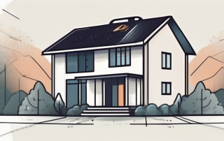 A secure house surrounded by a protective shield