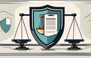 A signed contract with an insurance policy