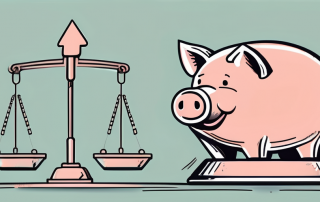 A scale balancing a piggy bank and a safety shield