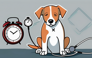 A healthy dog playing with a stethoscope