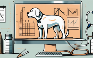 A dog undergoing a breed suitability test