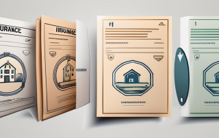 Five different types of insurance policy documents