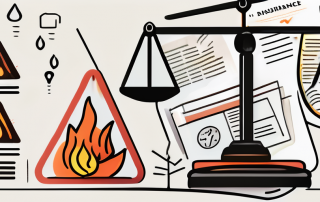 A balanced scale with different insurance policy documents on each side