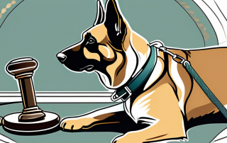 A leash connected to a collar