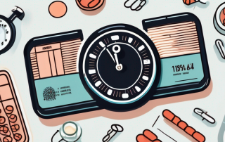 A health insurance card with a clock showing no time