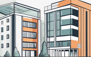 Two interconnected buildings