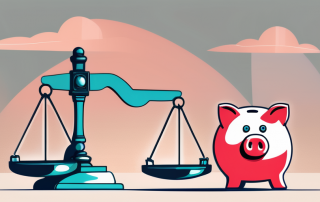 A life insurance policy alongside a piggy bank