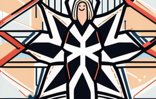 A safety net under a symbolic health icon (like a cross or a heart)