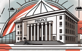 A sturdy building symbolizing a public insurance company