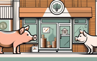A veterinary clinic with various animals waiting in line