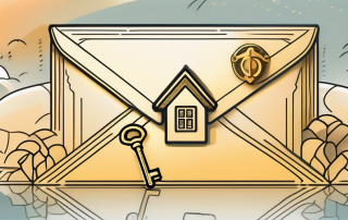 A life insurance policy envelope with a golden key on it