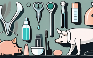 A dog with clean