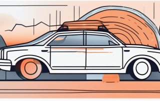 A car with visible protective layers symbolizing different coverage aspects of partial casco insurance