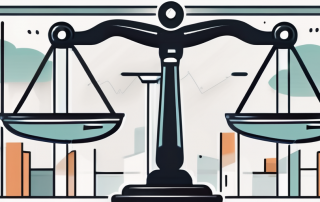 A scale balancing a contract and a safety shield