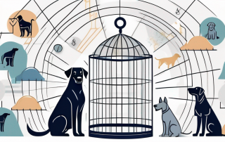 A variety of different dog breeds happily playing in a safe and secure environment