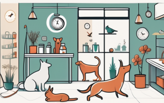 Various animals such as a dog