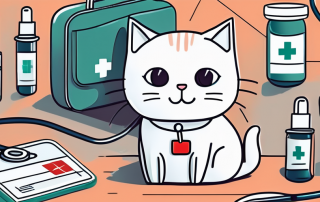 A cat wearing a stethoscope