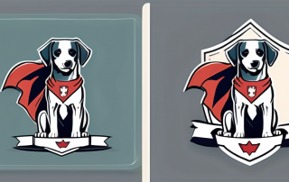 A dog wearing a superhero cape