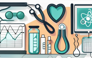 A veterinarian's tools such as a stethoscope