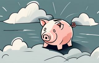 A broken piggy bank symbolizing a life insurance policy