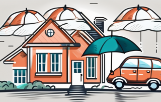 Various insurance types such as a home