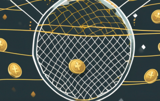 A safety net under a medical cross symbol