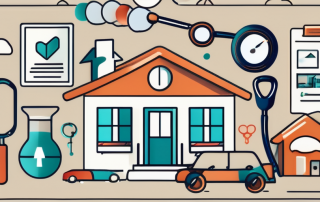 Various types of insurance policies symbolized by different icons such as a house for home insurance