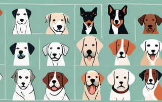 A variety of different dog breeds of all ages