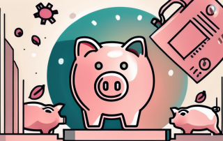 A life insurance policy and a piggy bank
