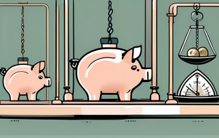 Several different piggy banks