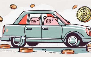 A car with a broken windshield