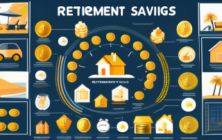 A variety of retirement savings options such as a piggy bank
