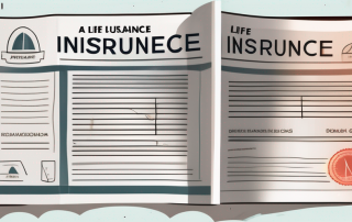 A life insurance policy document with a broken seal