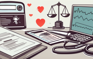 A life insurance policy on a desk