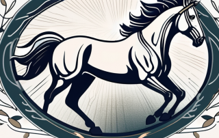 A protective shield surrounding a horse