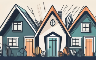 A house surrounded by protective shields