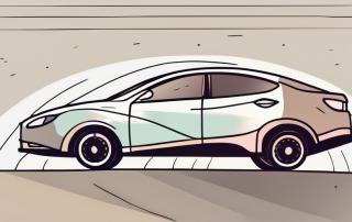 A car under a protective shield