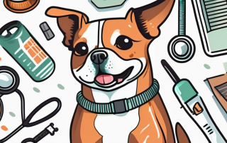 A pet collar with an insurance tag attached to it