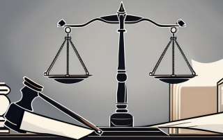 A balanced scale symbolizing justice