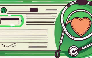 A health insurance card and a stethoscope