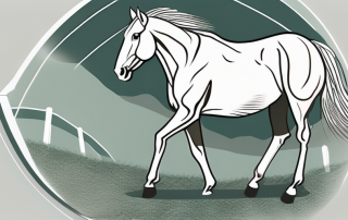 A horse in a peaceful pasture