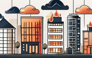 A variety of buildings