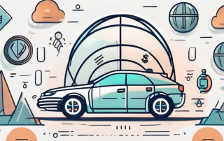 A car surrounded by a protective bubble