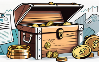 A secured treasure chest symbolizing future security