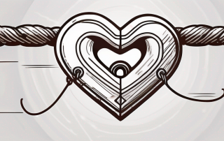 Two intertwined heart-shaped padlocks